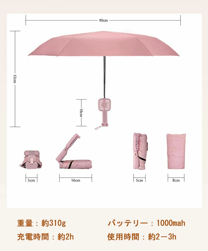 ファン付日傘™